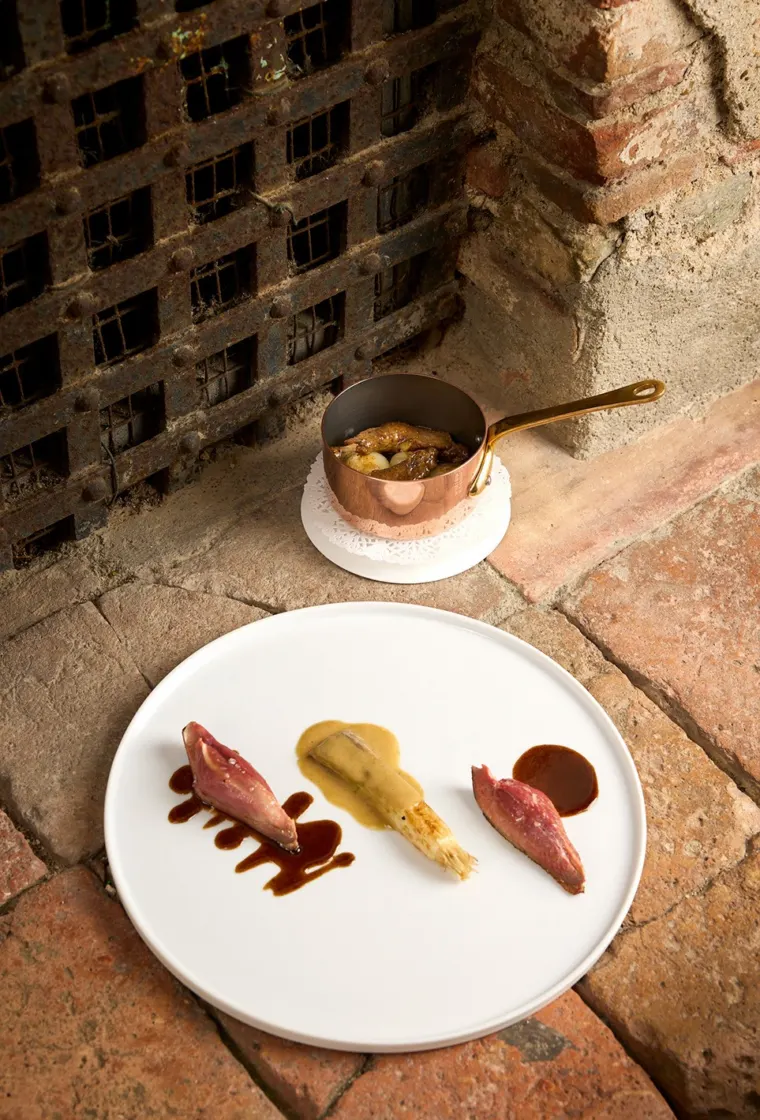 Piccione, piatto di Valeria Piccini (foto Christian Bazzo)